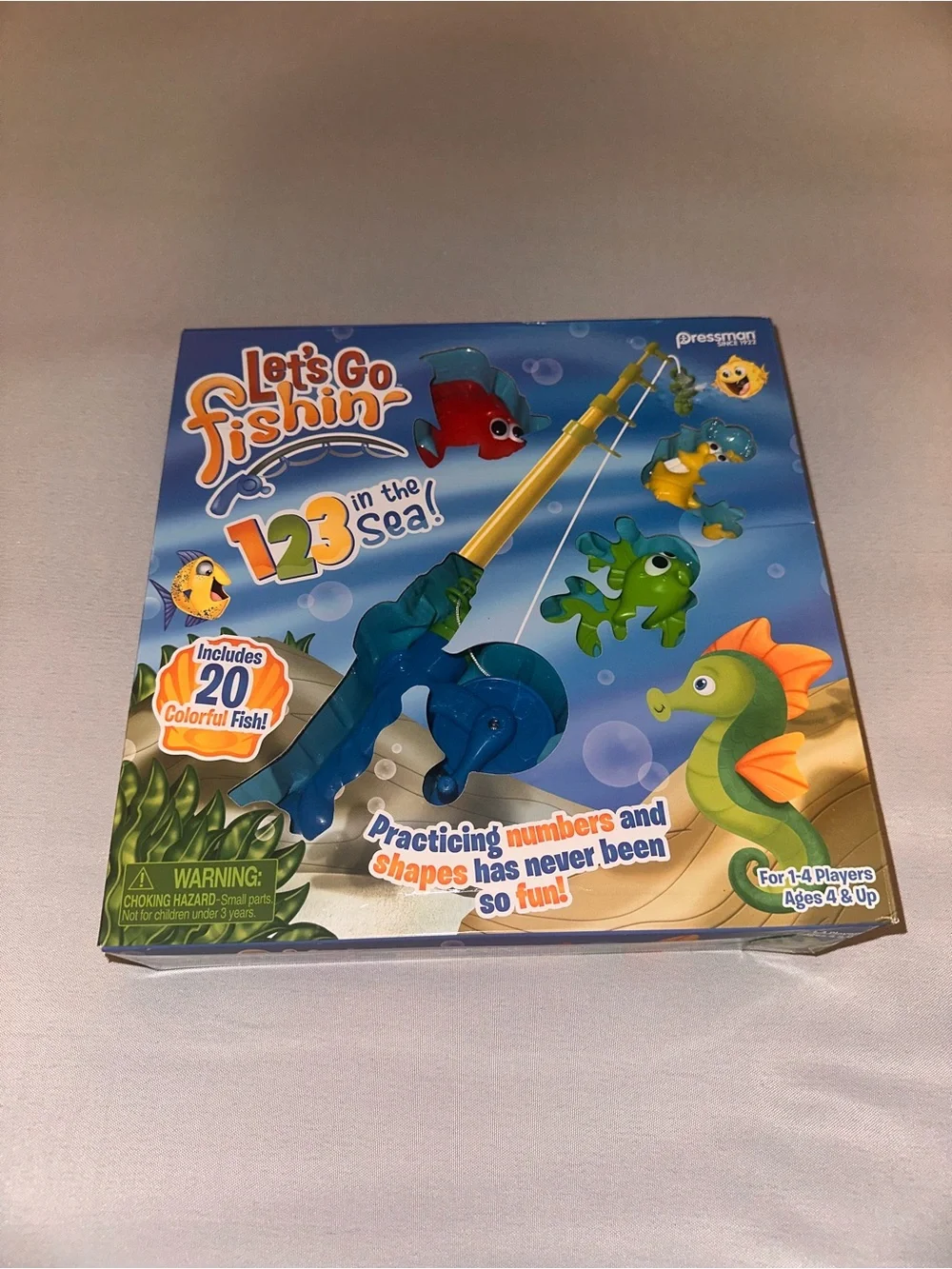 Let's Go Fishin' 123 in the Sea! by Pressman - Toy Fishing Game
